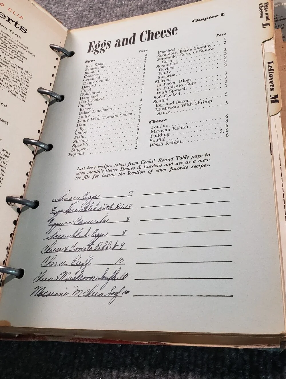 Better Homes and Gardens Cook Book 1946 de Luxe Edition Binder